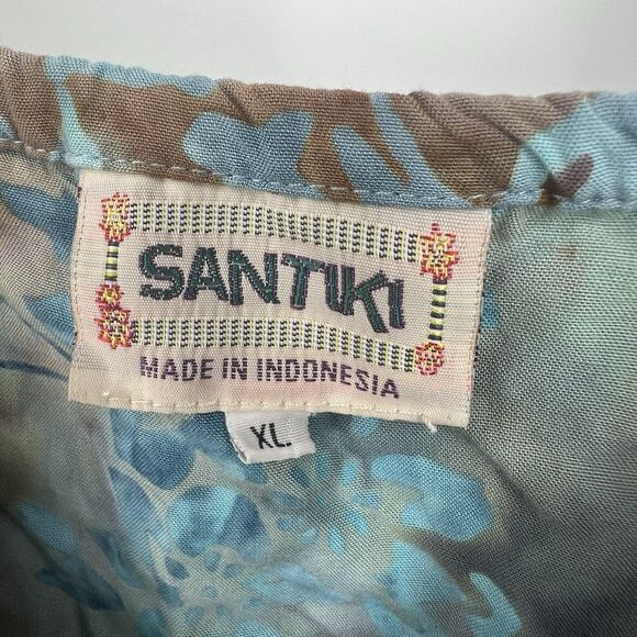 SANTIKI Embellished Boho Crochet Spaghetti Strap Top Blouse XL Fairy Goblincore - Picture 4 of 11